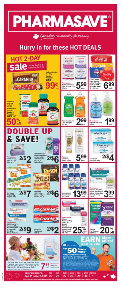 Pharmasave (ON & West) Flyer April 25 to May 1