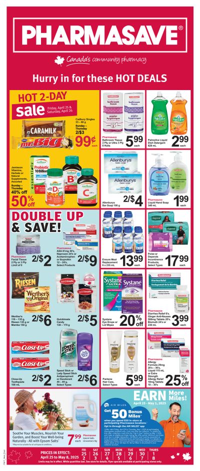 Pharmasave (ON & West) Flyer April 25 to May 8