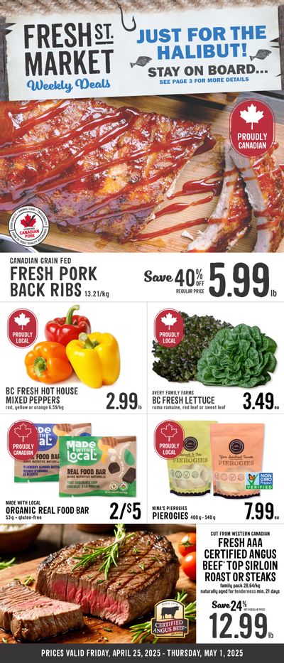 Fresh St. Market Flyer April 25 to May 1 Fresh St. Market Flyer April 25 to May 1