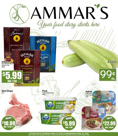 Ammar's Halal Meats Flyer April 24 to 30