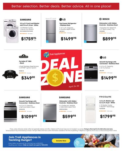 Trail Appliances (BC) Flyer April 24 to 30
