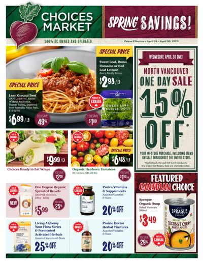Choices Market Flyer April 24 to 30