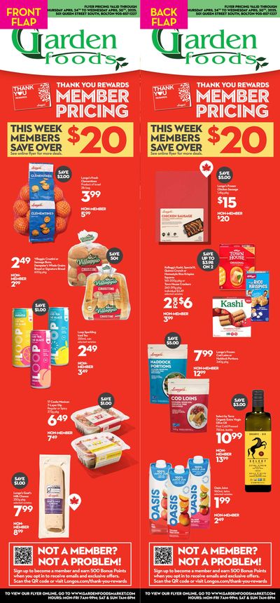 Garden Foods Flyer April 24 to 30
