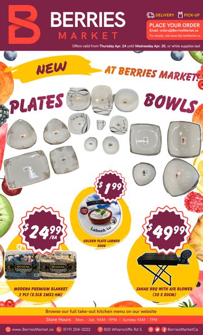Berries Market Flyer April 24 to 30