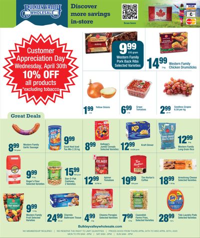 Bulkley Valley Wholesale Flyer April 24 to 30 Bulkley Valley Wholesale Flyer April 24 to 30