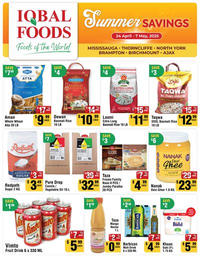 Iqbal Foods Flyer April 24 to May 7 Iqbal Foods Flyer April 24 to May 7