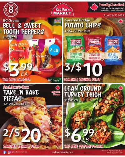Red Barn Market Flyer April 24 to 30 Red Barn Market Flyer April 24 to 30