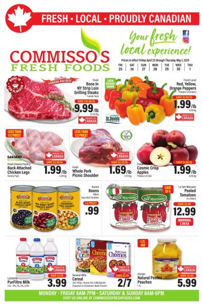Commisso's Fresh Foods Flyer April 25 to May 1