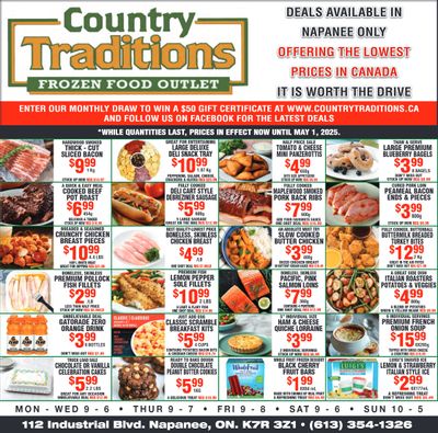 Country Traditions Flyer April 24 to May 1