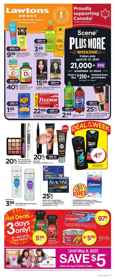 Lawtons Drugs Flyer April 25 to May 1 Lawtons Drugs Flyer April 25 to May 1