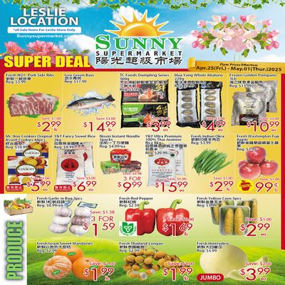 Sunny Supermarket (Leslie) Flyer April 25 to May 1