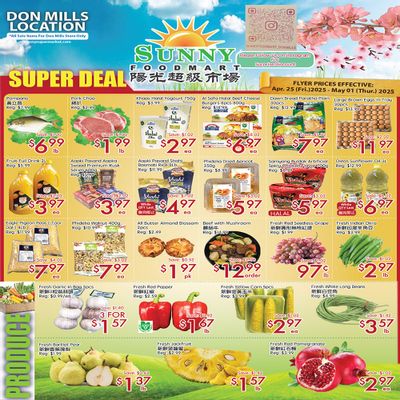 Sunny Foodmart (Don Mills) Flyer April 25 to May 1