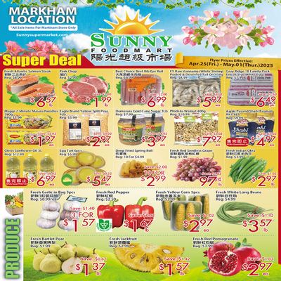 Sunny Foodmart (Markham) Flyer April 25 to May 1