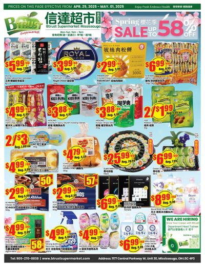 Btrust Supermarket (Mississauga) Flyer April 25 to May 1