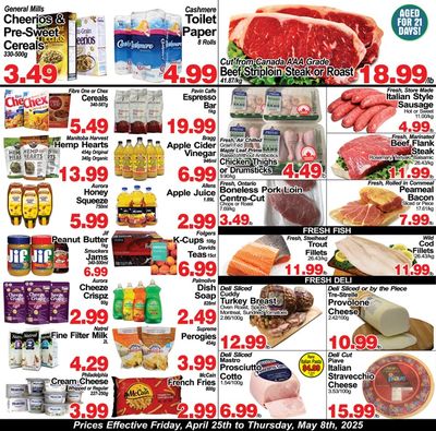 Greco's Fresh Market Flyer April 25 to May 8
