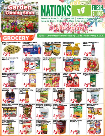 Nations Fresh Foods (Brampton) Flyer April 25 to May 1