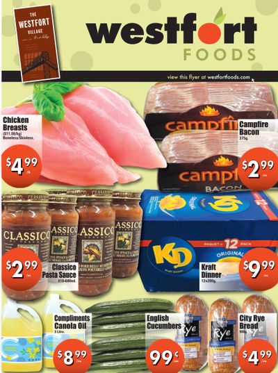 Westfort Foods Flyer April 25 to May 1