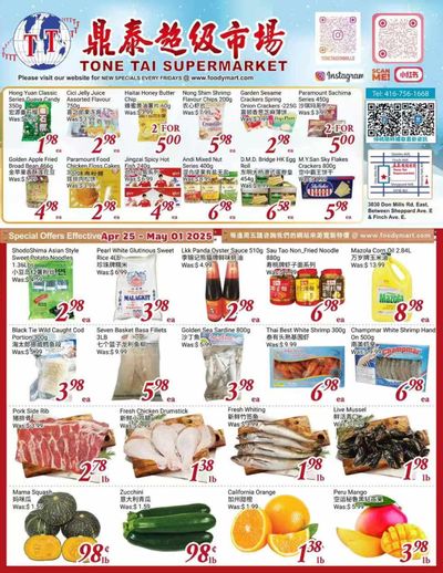 Tone Tai Supermarket Flyer April 25 to May 1