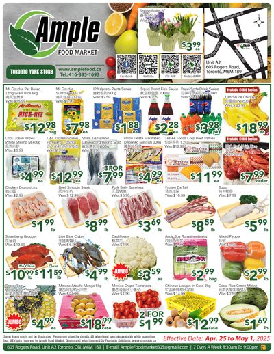 Ample Food Market (North York) Flyer April 25 to May 1