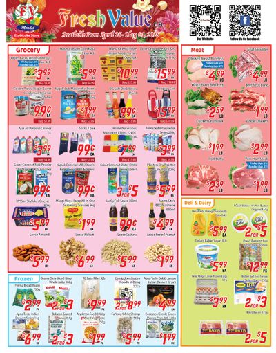 Fresh Value (Etobicoke) Flyer April 25 to May 1 Fresh Value (Etobicoke) Flyer April 25 to May 1