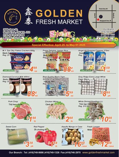 Golden Fresh Market Flyer April 25 to May 1