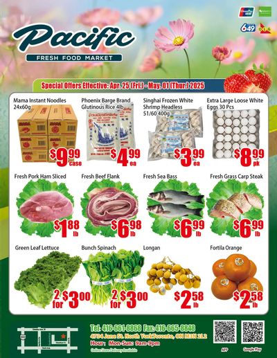 Pacific Fresh Food Market (North York) Flyer April 25 to May 1