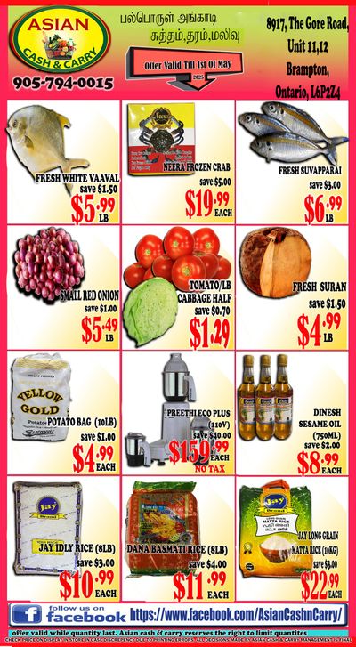 Asian Cash & Carry Flyer April 25 to May 1
