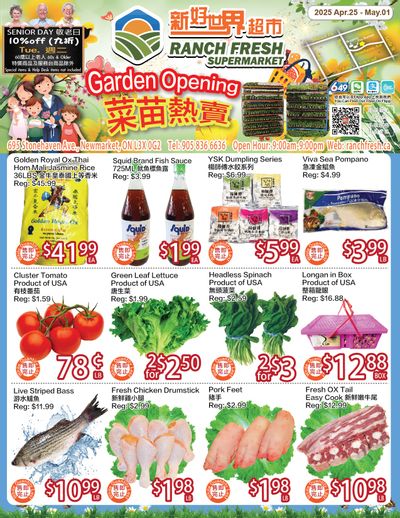 Ranch Fresh Supermarket Flyer April 25 to May 1