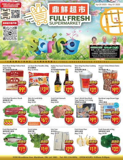 Full Fresh Supermarket Flyer April 25 to May 1 Full Fresh Supermarket Flyer April 25 to May 1