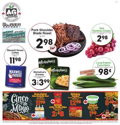 AG Foods Flyer April 25 to May 1