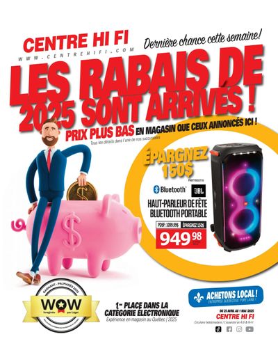 Centre Hi-Fi Flyer April 25 to May 1