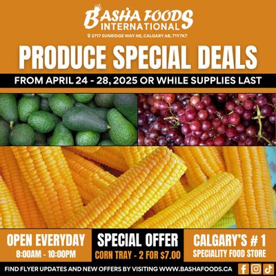Basha Foods International Weekend Produce Deals Flyer April 24 to 28