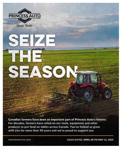 Princess Auto Flyer April 28 to May 11