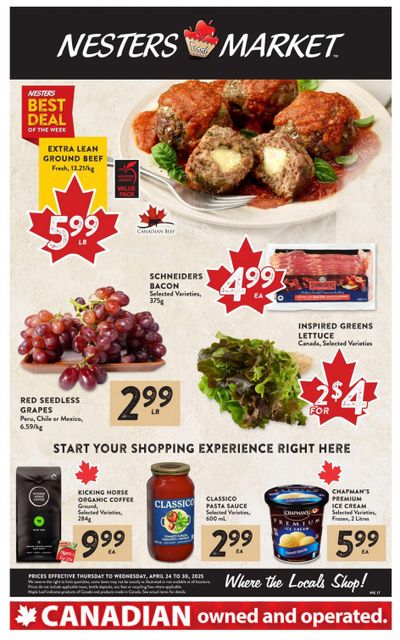 Nesters Market Flyer April 24 to 30