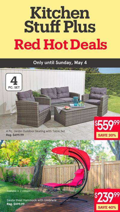 Kitchen Stuff Plus Red Hot Deals Flyer April 28 to May 4