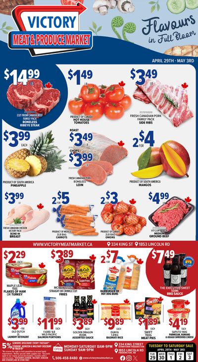 Victory Meat Market Flyer April 29 to May 3
