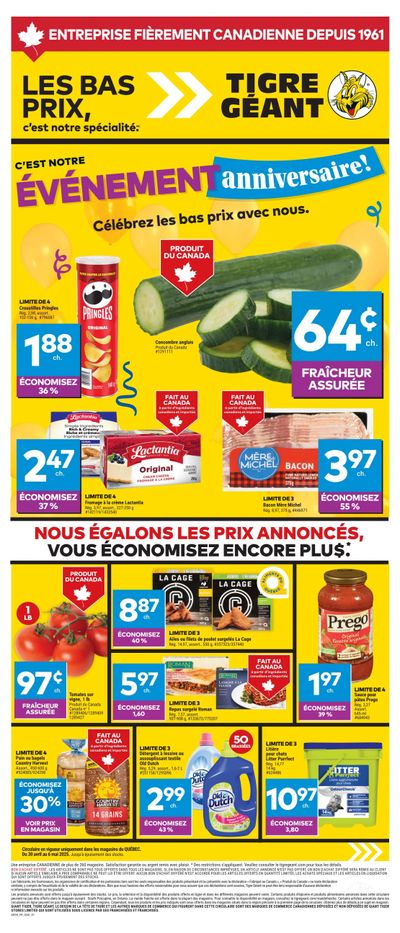 Tigre Géant Flyer April 30 to May 6