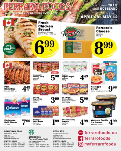 Ferraro Foods Bi-Weekly Flyer April 29 to May 12