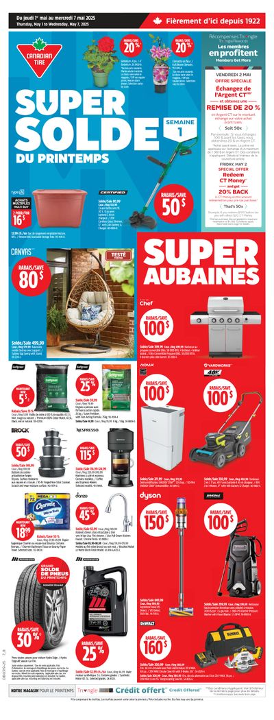 Canadian Tire (QC) Flyer May 1 to 7