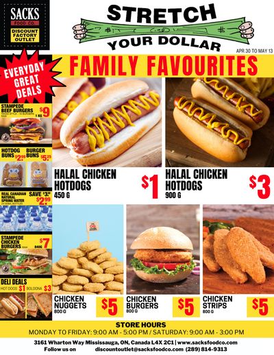 Sacks Food Co. Flyer April 30 to May 13 Sacks Food Co. Flyer April 30 to May 13