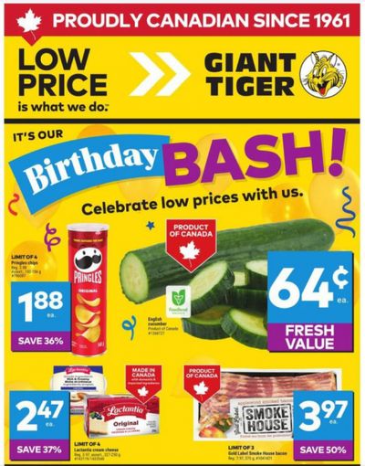 Giant Tiger Canada Flyer Deals April 30th – May 6th: Lactantia Cream Cheese $2.47 + More Giant Tiger Canada Flyer Deals April 30th – May 6th: Lactantia Cream Cheese $2.47 + More