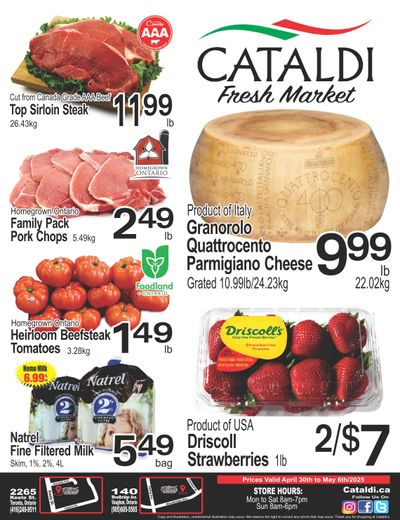 Cataldi Fresh Market Flyer April 30 to May 6