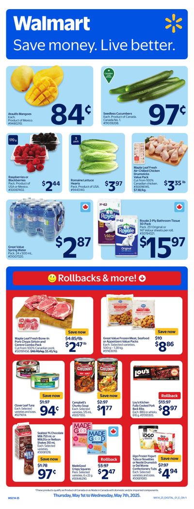 Walmart (ON) Flyer May 1 to 7