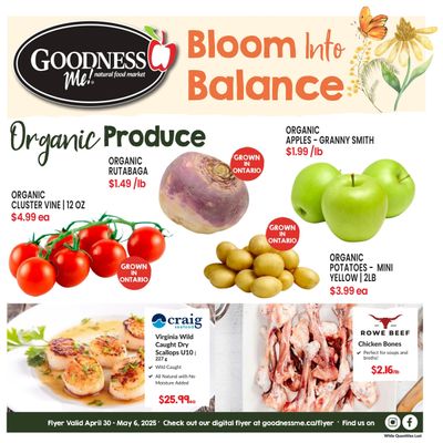 Goodness Me Flyer April 30 to May 6