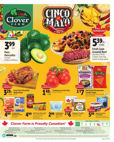 Clover Farm (ON) Flyer May 1 to 7
