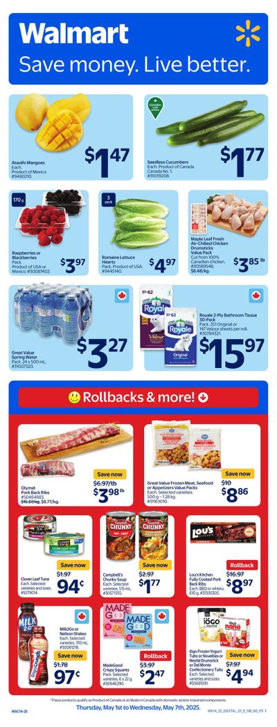 Walmart (Atlantic) Flyer May 1 to 7