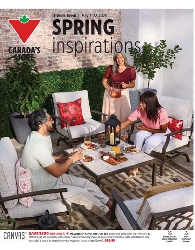 Canadian Tire Spring Inspirations Flyer May 2 to 21
