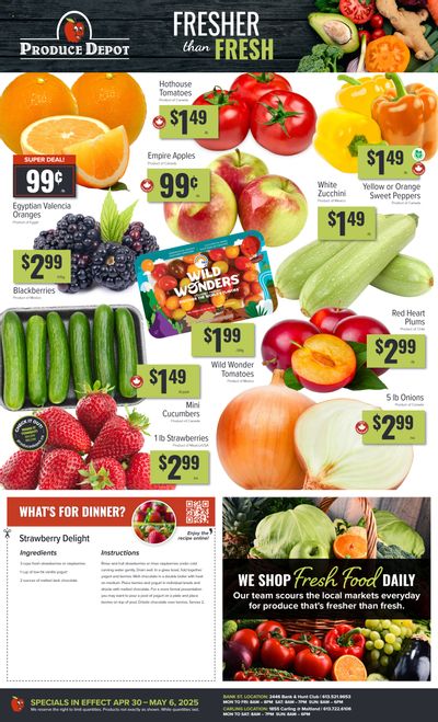 Produce Depot Flyer April 30 to May 6