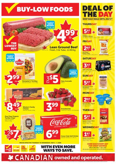 Buy-Low Foods Flyer May 1 to 7