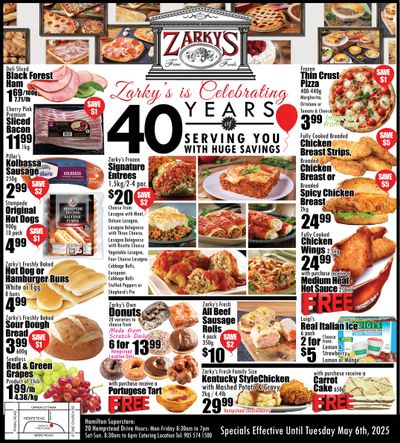 Zarky's Flyer April 30 to May 6